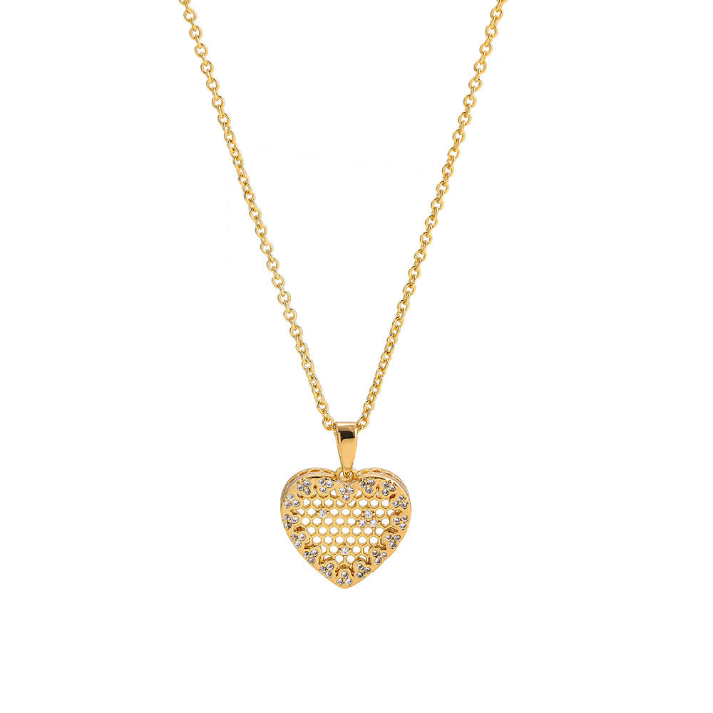 Ladybug Love Heart Simplicity Multicolor Necklace