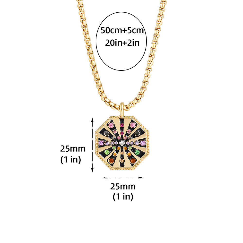 Ladybug Love Heart Simplicity Multicolor Necklace