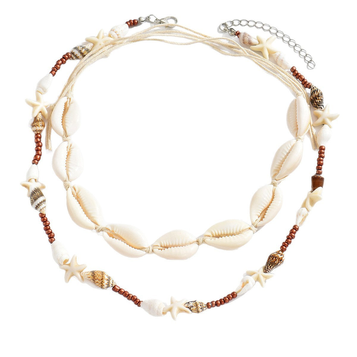Bohemian Fashion Summer Vacation Style Shell Necklace For Women